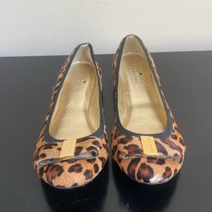 Kate Spade Cheetah Flats. Size 9.5.